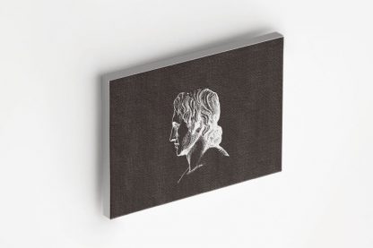 Alexander Sketch in Black Background Canvas