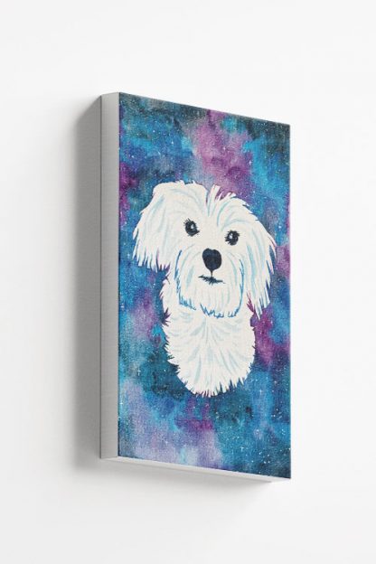 Galaxy Maltese Canvas