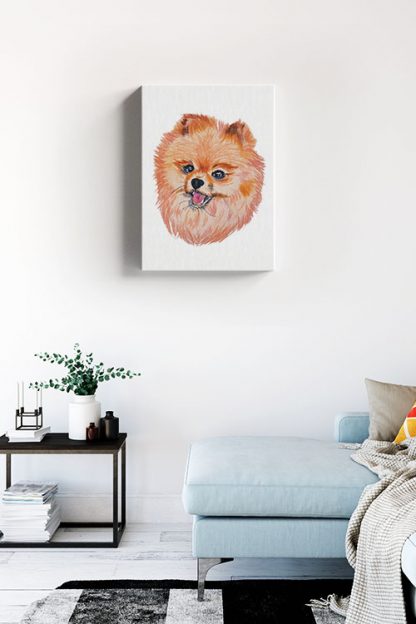 Stylized Pom Canvas