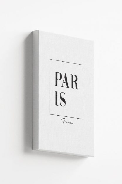 Paris typo Canvas