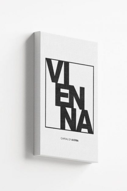 Vienna Typo Canvas