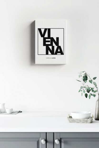 Vienna Typo Canvas