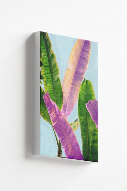 Banana leaves dual tone canvas