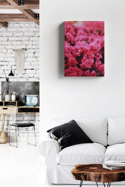 Pink Flowers canvas