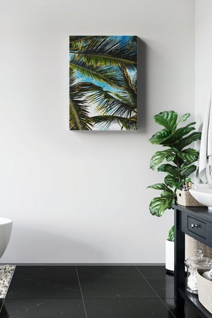 Bunch of palm leaves Canvas