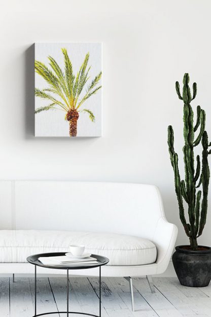 Thin palm leaves Canvas