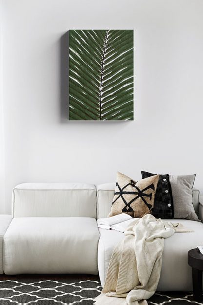 Vertical palm leaves Canvas