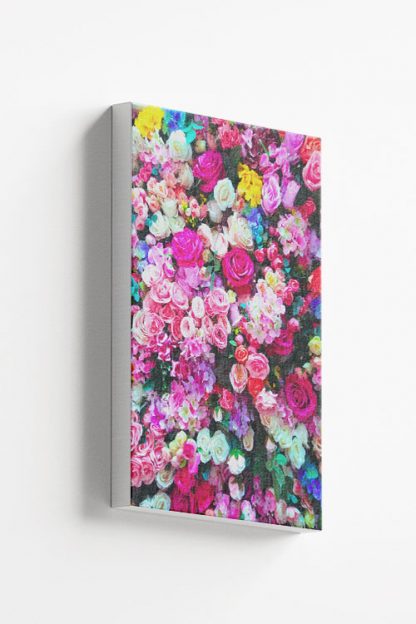 Summer flowers canvas