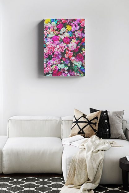 Summer flowers canvas