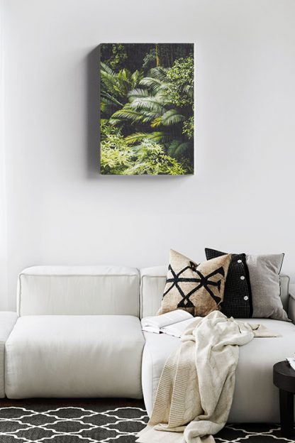 Forest leaves canvas