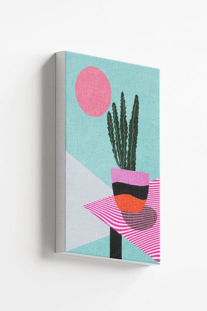 Contemporary art plant No2 canvas