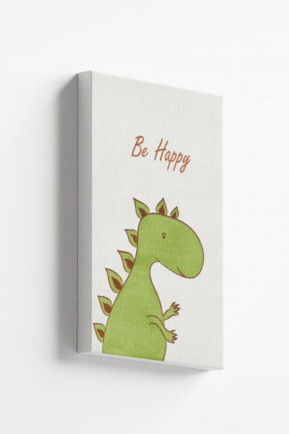 Dino Be happy Canvas