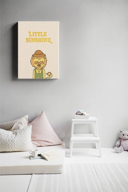 Little Lion Sunshine Canvas