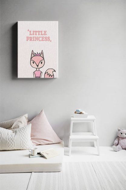 Little Fox Princess Canvas