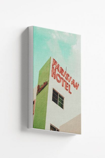 Parisian motel canvas