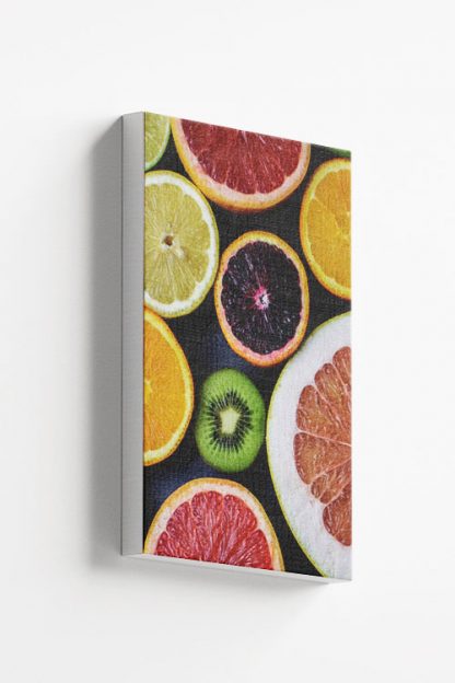 Variety of citrus canvas