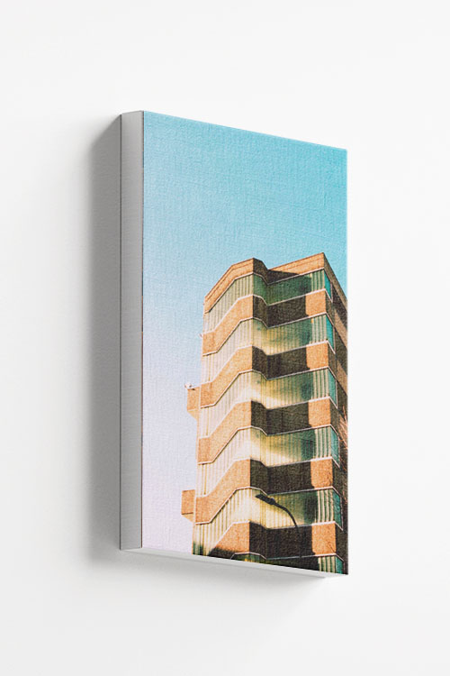 High rise building canvas