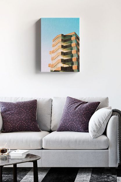 High rise building canvas