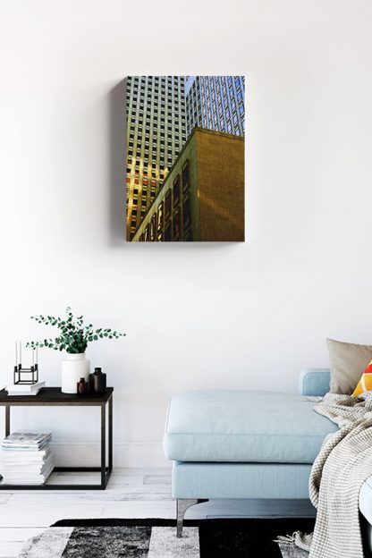 Commercial buildings photo canvas