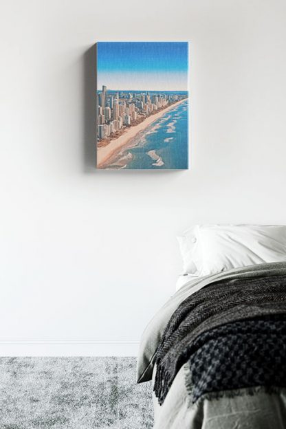 Coast skyline canvas