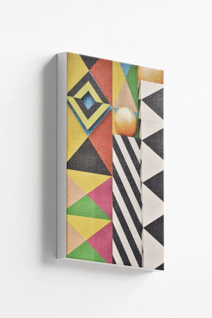 Geometric abstract photo canvas