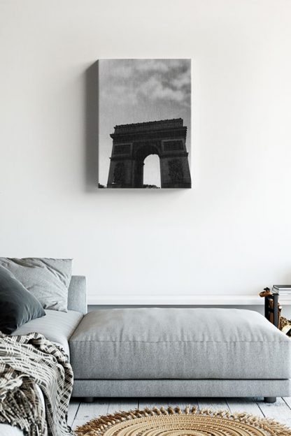 Black and White Arc canvas