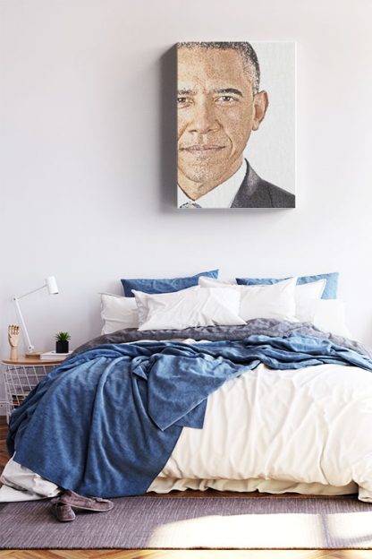 Obama artsy photography canvas