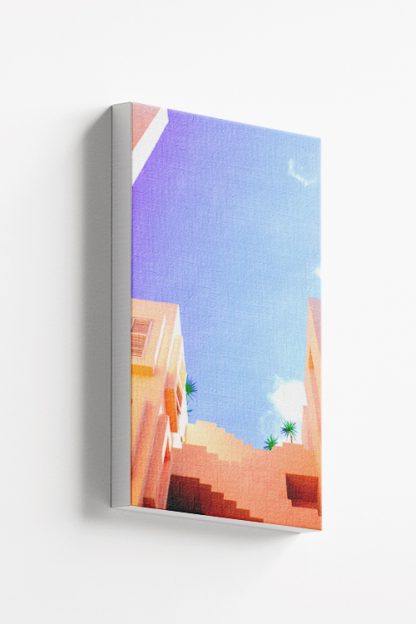 Brutalist Pastel canvas