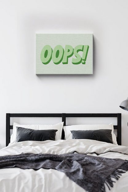 Comical OOPS Canvas