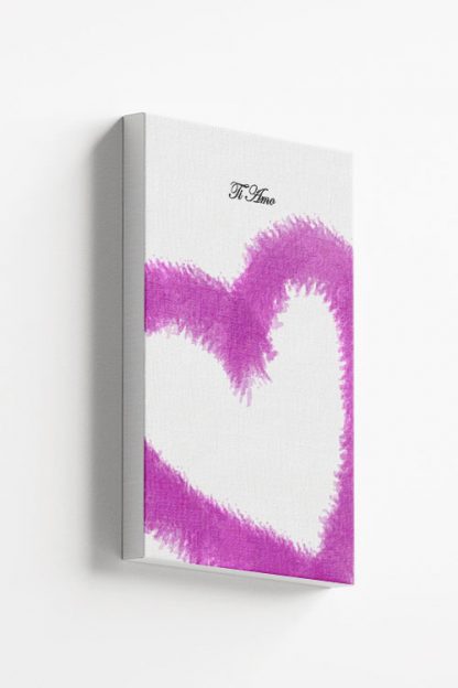 Pink Heart Canvas