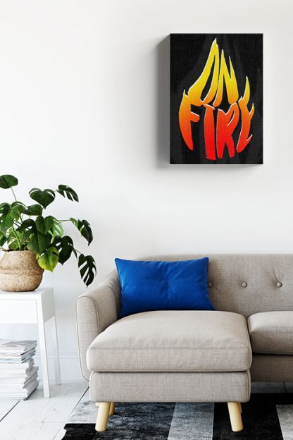 On Fire Canvas