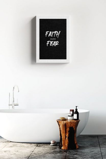 Faith over fear Canvas