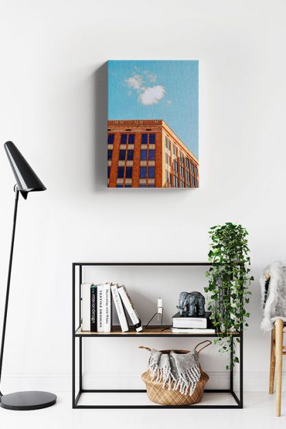 Vintage flat Canvas in interior Canvas