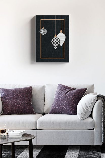 Elegant Christmas balls Canvas