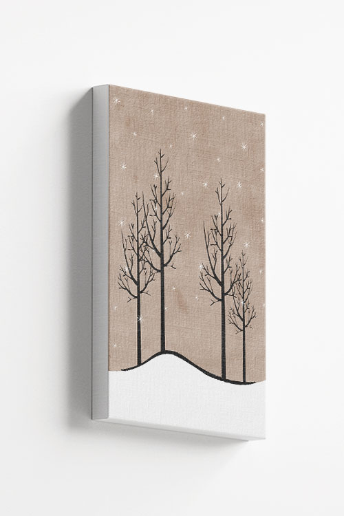 Winter wonder night Canvas