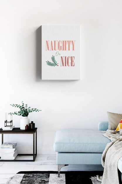 Naughty or nice Canvas