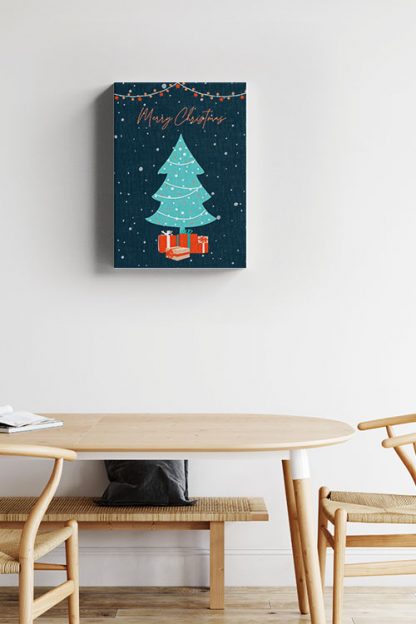 Gifts under the tree Canvas