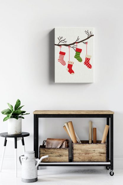 Socks on branch Canvas