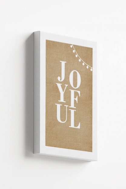 Joyful typo Canvas