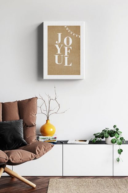 Joyful typo Canvas