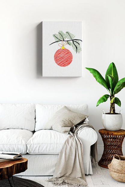 Ball on branch Canvas