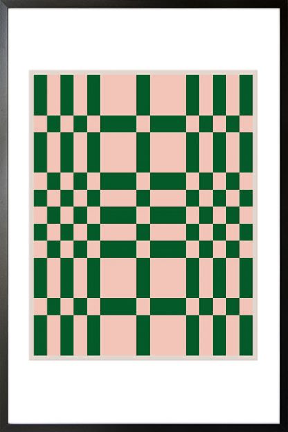 Checkered and Plaid Art No. 1 Poster