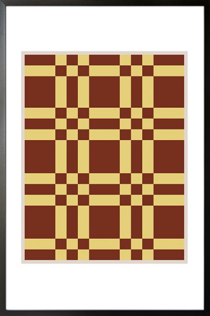 Checkered and Plaid Art No. 2 Poster