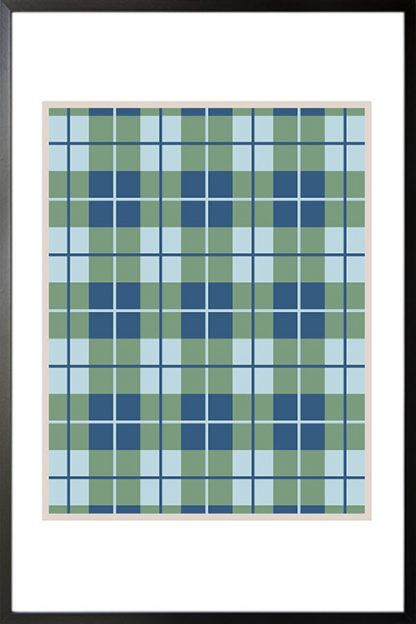 Checkered and Plaid Art No. 5 Poster