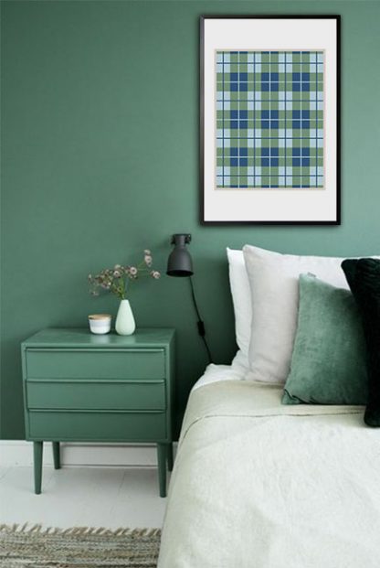 Checkered and Plaid Art No. 5 Poster