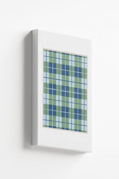 Checkered and plaid art no. 5 Canvas