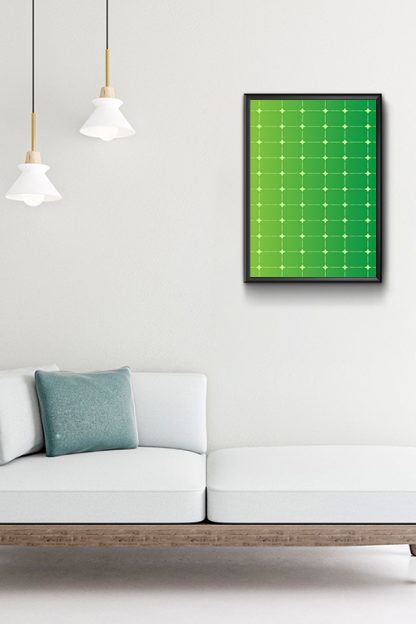 Abstract green gradient Poster