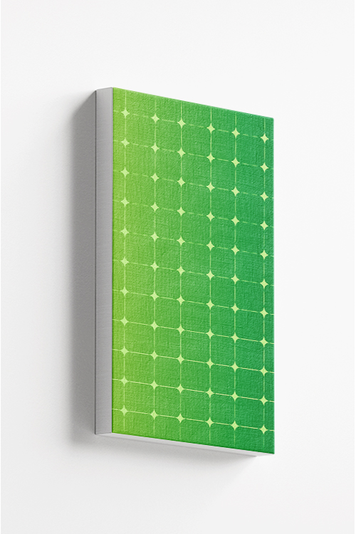Abstract green gradient Canvas