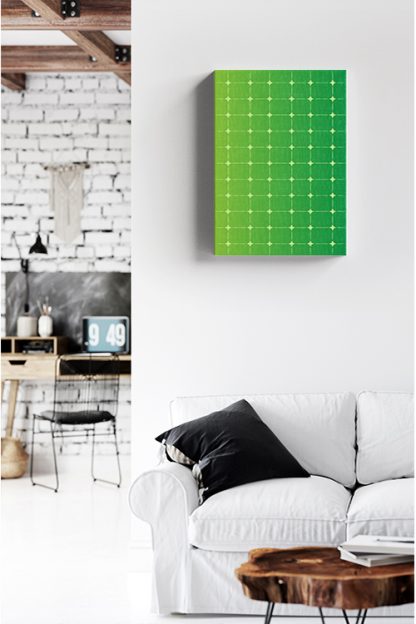 Abstract green gradient Canvas