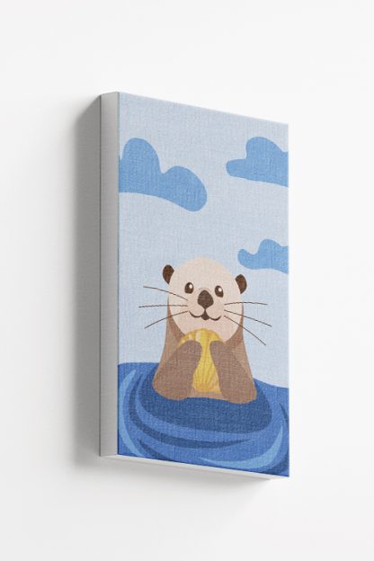 Cute Sea Otter Canvas